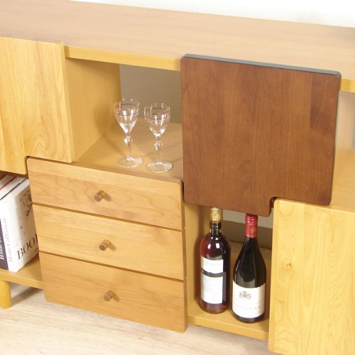 OSLO 115サイドボード キャビネット チェスト 木目調 飾り棚 北欧